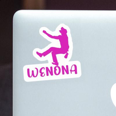 Climber Sticker Wenona Laptop Image