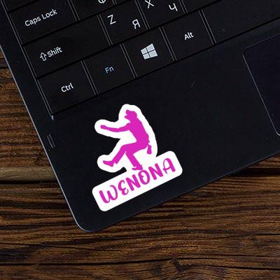 Climber Sticker Wenona Laptop Image