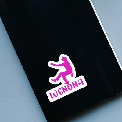 Climber Sticker Wenona Laptop Image