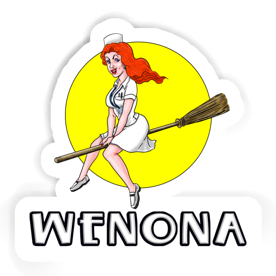 Wenona Autocollant Sorcière Gift package Image