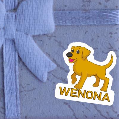 Aufkleber Labrador Wenona Notebook Image