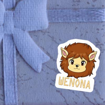 Lion Sticker Wenona Notebook Image