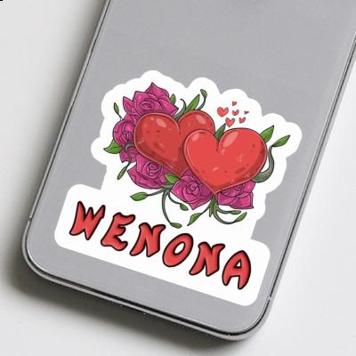 Wenona Sticker Herz Notebook Image