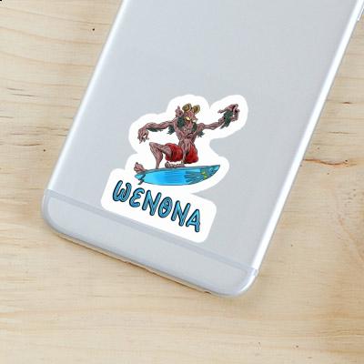 Sticker Surfer Wenona Laptop Image