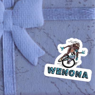 Biker Sticker Wenona Notebook Image