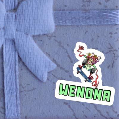 Sticker Skateboarder Wenona Gift package Image