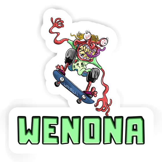 Skateboarder Sticker Wenona Gift package Image