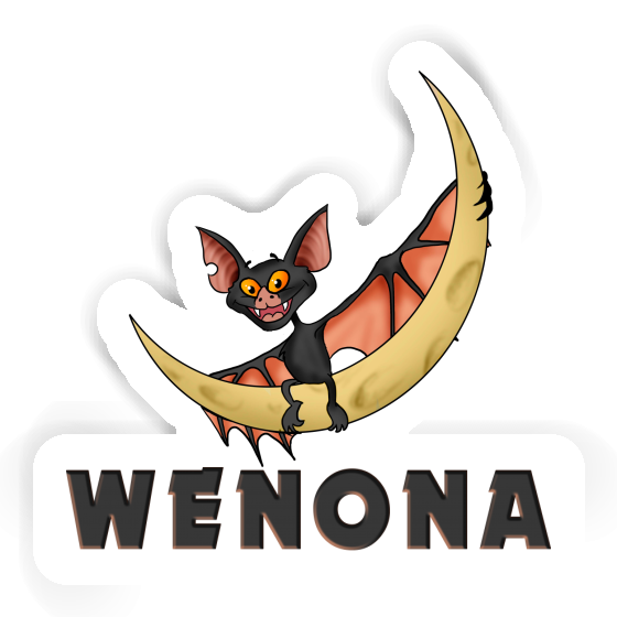 Wenona Sticker Bat Notebook Image