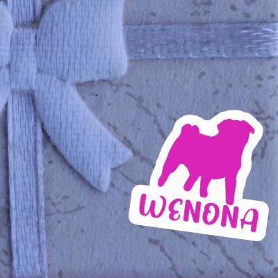 Sticker Pug Wenona Notebook Image