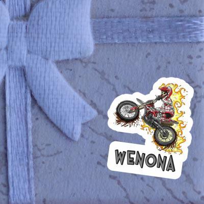 Wenona Aufkleber Motocrosser Notebook Image