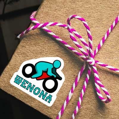 Wenona Sticker Motorradfahrer Gift package Image
