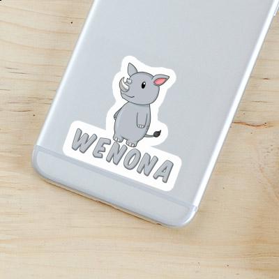 Wenona Sticker Rhino Image