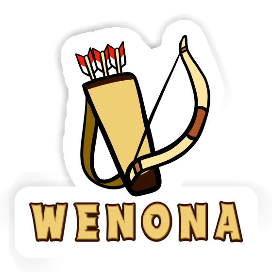 Sticker Arrow Bow Wenona Gift package Image