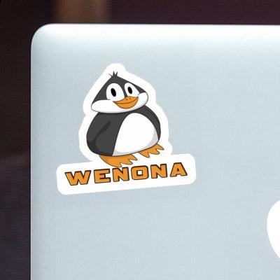 Sticker Fat Penguin Wenona Laptop Image