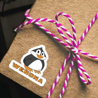 Wenona Autocollant Pingouin Gift package Image
