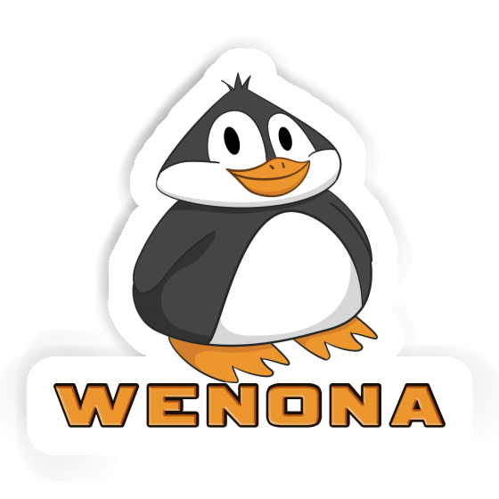 Sticker Fat Penguin Wenona Gift package Image