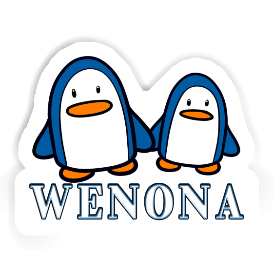 Sticker Wenona Penguin Gift package Image