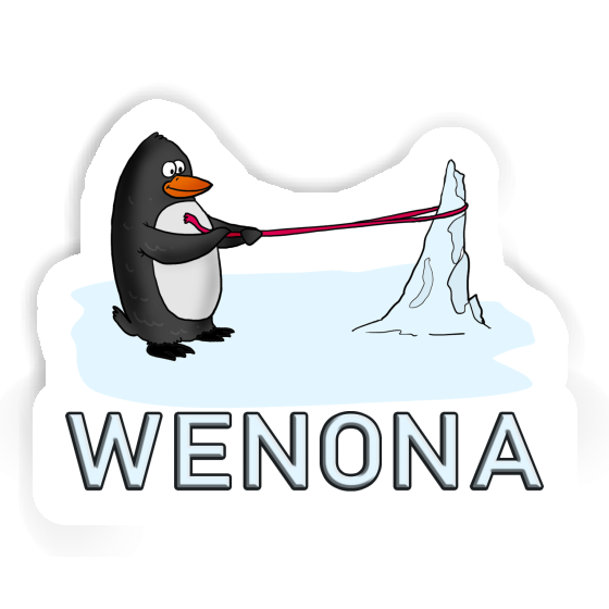 Aufkleber Wenona Pinguin Notebook Image