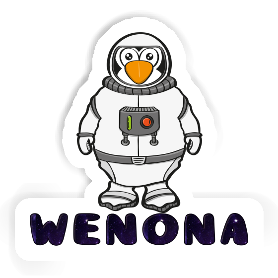 Sticker Wenona Astronaut Laptop Image