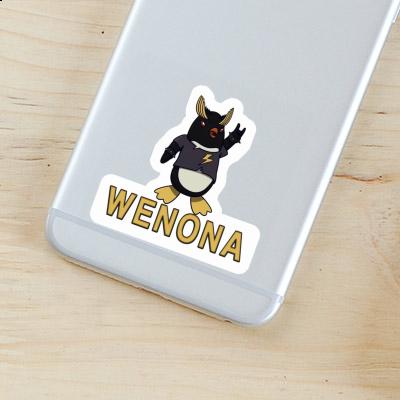 Sticker Wenona Rocking Penguin Gift package Image