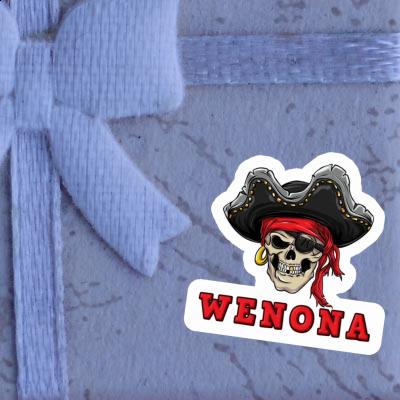 Wenona Autocollant Pirate Notebook Image