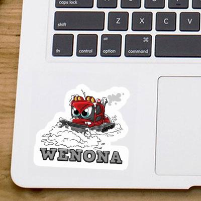 Sticker Snow groomer Wenona Laptop Image