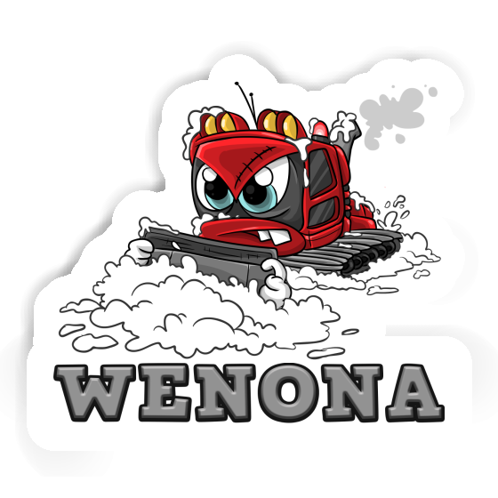 Sticker Snow groomer Wenona Gift package Image