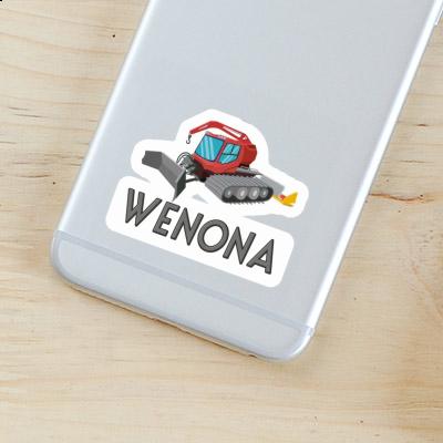 Wenona Sticker Snowcat Image