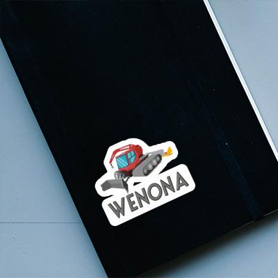 Wenona Sticker Snowcat Notebook Image