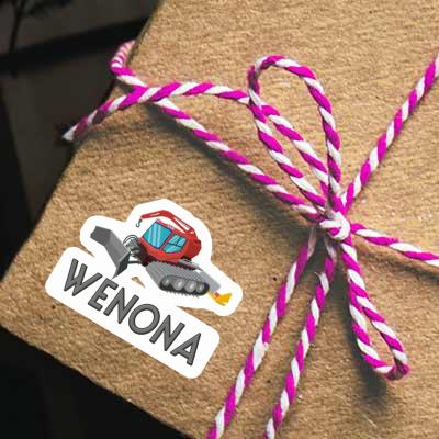 Pistenraupe Sticker Wenona Gift package Image