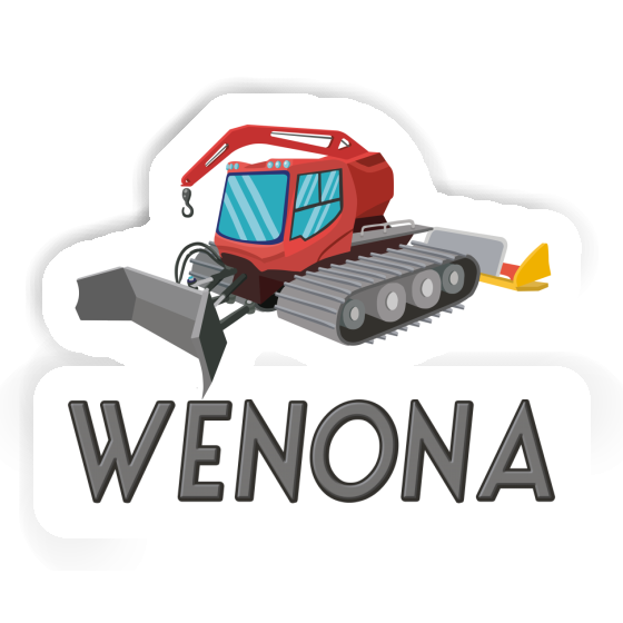 Wenona Sticker Snowcat Laptop Image
