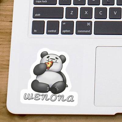 Sticker Pizza-Panda Wenona Notebook Image