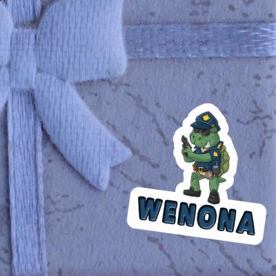 Sticker Police Officer Wenona Gift package Image