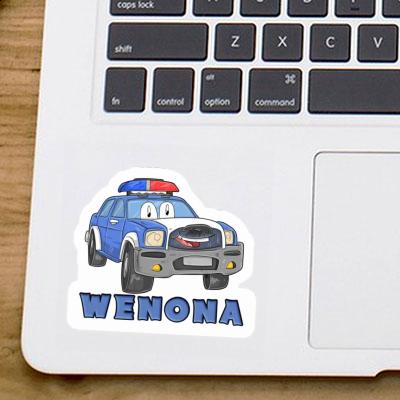 Sticker Police Car Wenona Image
