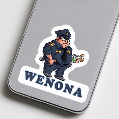 Policier Autocollant Wenona Laptop Image