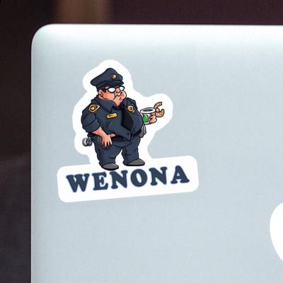 Sticker Police Officer Wenona Laptop Image