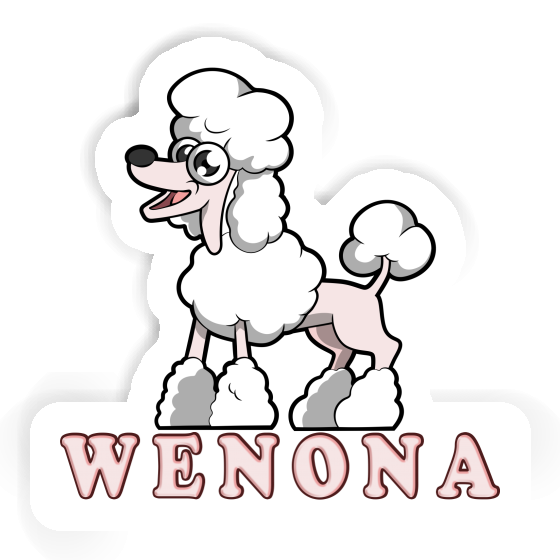 Sticker Wenona Poodle Notebook Image