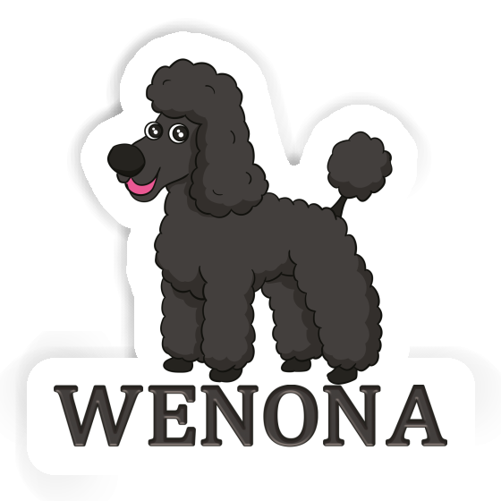 Sticker Poodle Wenona Notebook Image