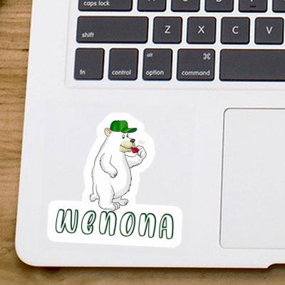 Wenona Sticker Eisbär Laptop Image