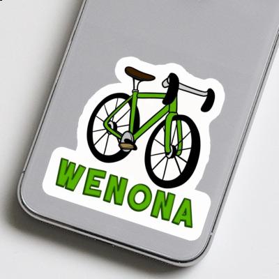 Wenona Sticker Racing Bicycle Laptop Image