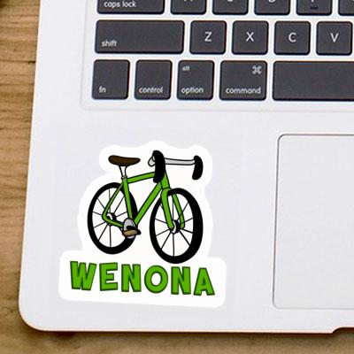 Wenona Sticker Racing Bicycle Image