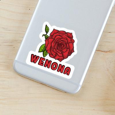 Sticker Wenona Rose blossom Laptop Image