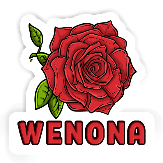 Sticker Rosenblüte Wenona Gift package Image