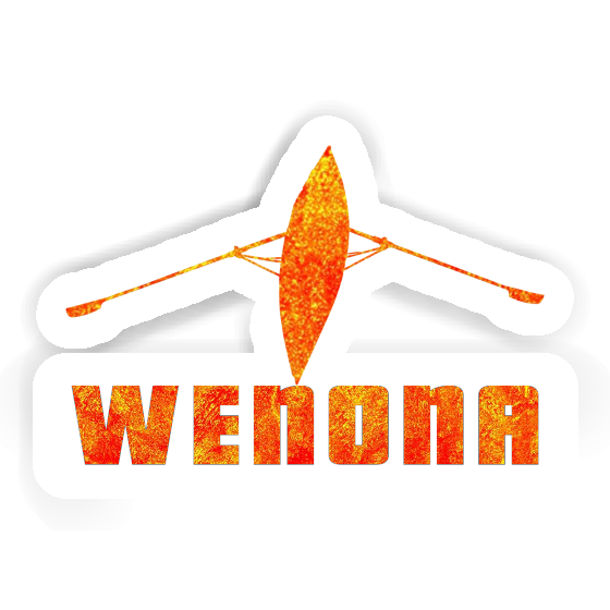 Sticker Wenona Ruderboot Notebook Image