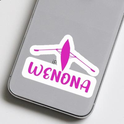 Wenona Sticker Ruderboot Laptop Image