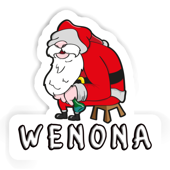 Wenona Sticker Santa Claus Laptop Image