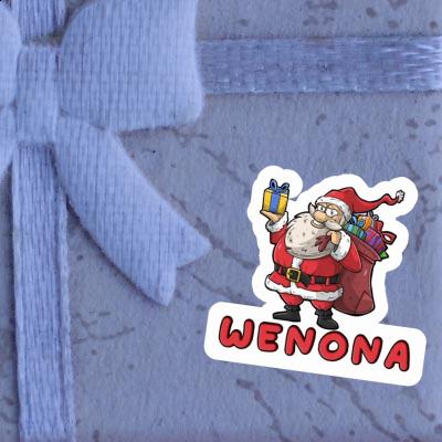 Sticker Wenona Santa Claus Notebook Image