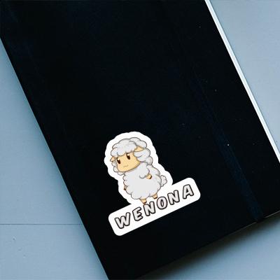 Sheep Sticker Wenona Laptop Image