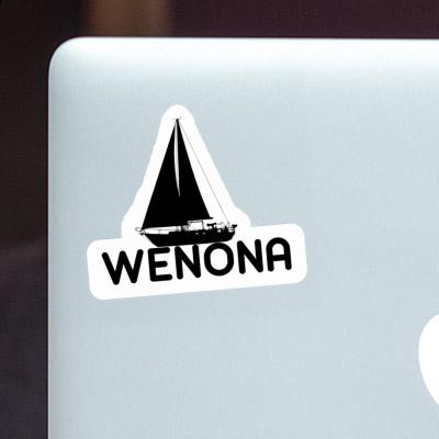 Sticker Wenona Segelboot Laptop Image