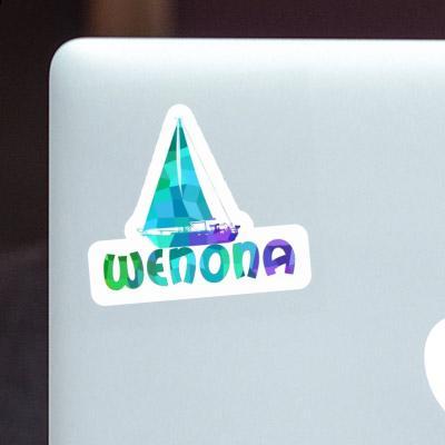 Segelboot Sticker Wenona Laptop Image